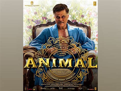 Anil Kapoor’s ‘Animal’ first look poster unveiled, teaser to be out ...