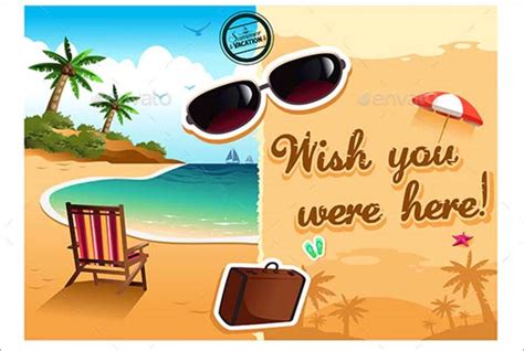 40+ Travel Postcard Templates | Free & Premium Downloads