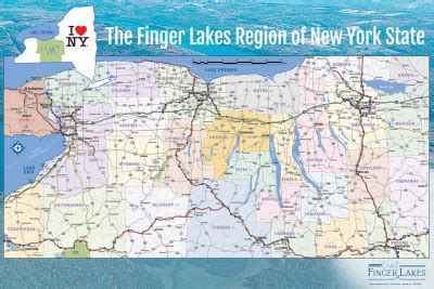 Finger Lakes Maps | Wine Tours, Regional Directions & Trails