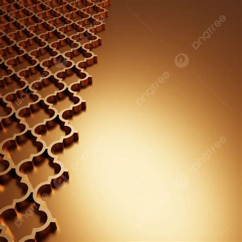 Metallic Islamic Gold Pattern, Gold, Islamic, Pattern Background Image ...