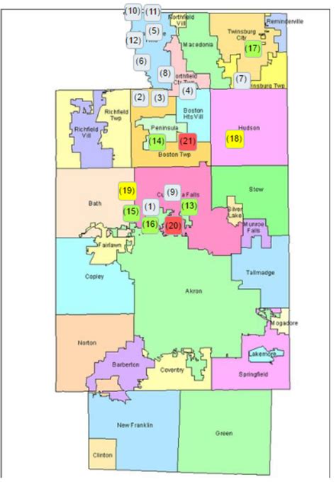 Summit County Map