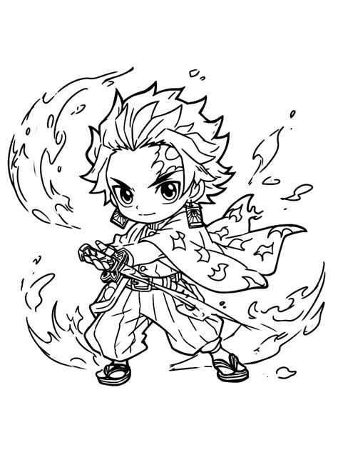 Tanjiro Kamado - Lol Coloring Pages | Coloring pages, Heart coloring ...