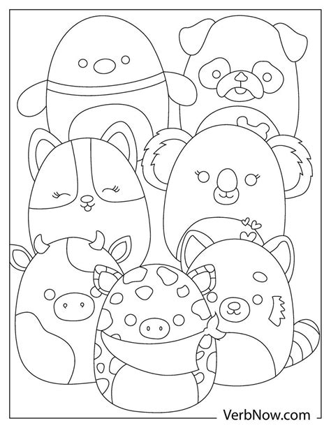 Rare Squishmallows Coloring Pages - KrystalropMartinez