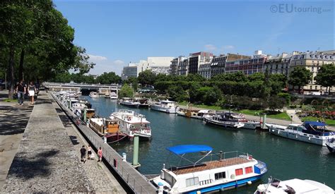 HD photographs of Canal Saint-Martin in Paris France