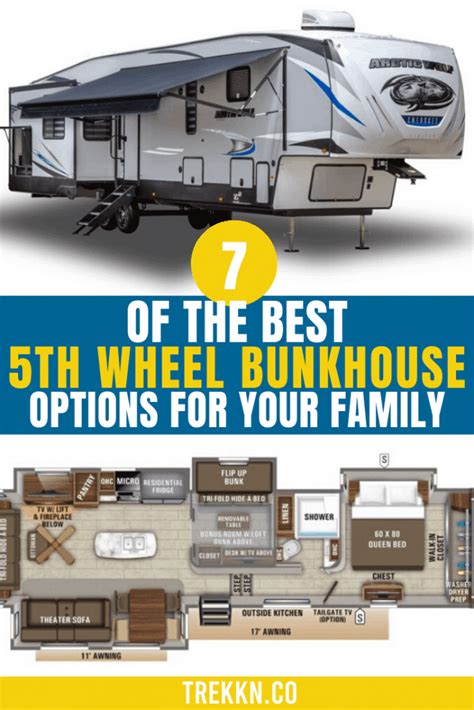 Top 7 5th Wheel Bunkhouse Options for Your Family