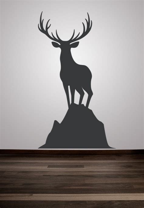 Wall Decal Animal Deer Buck Nature Wildlife by WallStarGraphics