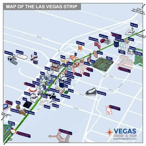 The Las Vegas Strip Map In 2023