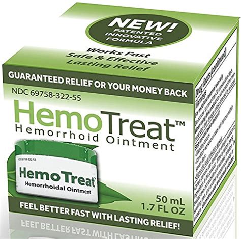 HemoTreat - Hemorrhoid Treatment Cream,FDA LISTED for Fast Safe ...