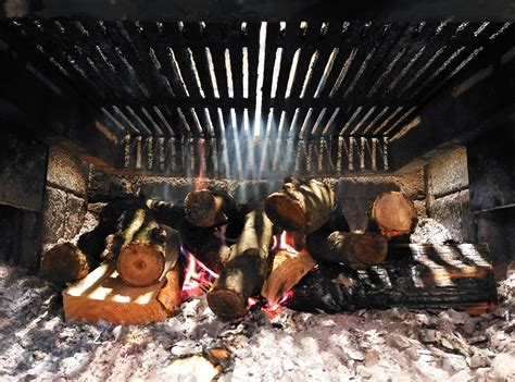 Getting the wood fired grill ready for a busy shift : r/grilling