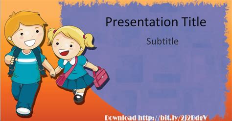 Download Elementary Education PowerPoint Template with Back To School ...