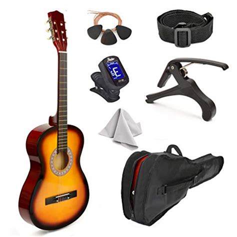 Buy 30" Wood Guitar With Case And Accessories For Kids/Girls/Boys ...