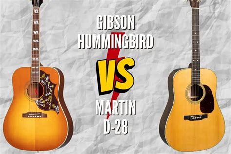 Gibson Hummingbird Vs Martin D28 – What Should You Choose? – Rock ...