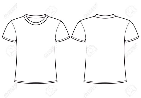 002 Blank T Shirt Template Front And Back Vector Ideas regarding ...