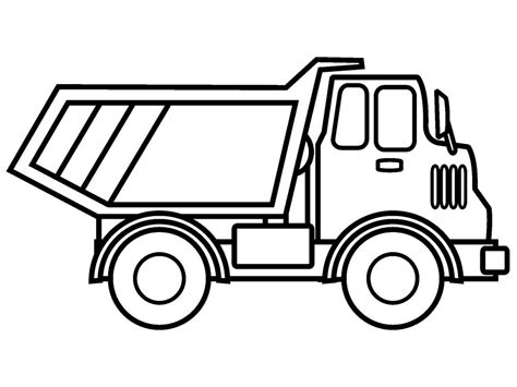 40 Free Printable Truck Coloring Pages Download