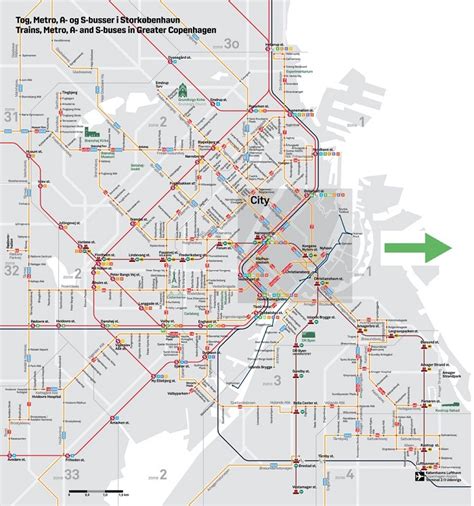 Copenhagen Attractions Map | FREE PDF Tourist City Tours Map Copenhagen ...