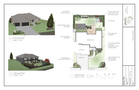 Front yard, back yard: new construction landscaping - redfernlandscape.com