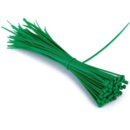 Bail Pack of 100 Cable Ties, Green, 100mm x 2.8mm, Premium Quality ...