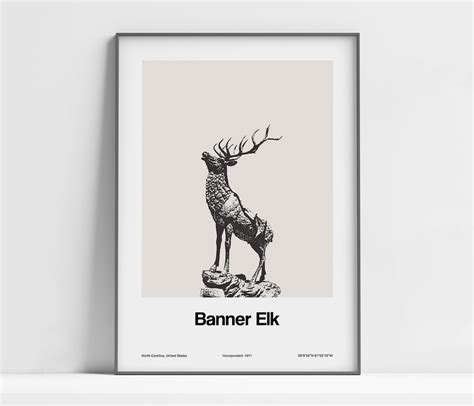 Banner Elk NC Print, Banner Elk North Carolina Poster, Banner Elk ...