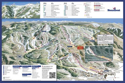 Steamboat Trail Map | Ski Map of Steamboat Resort | Ski.com