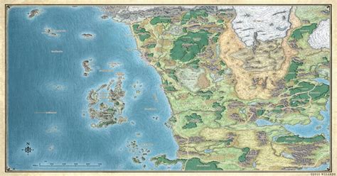 Map Of The Sword Coast Interactive Map - PELAJARAN