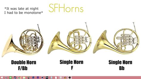 SFHorns| What type of French Horn do you have? - YouTube