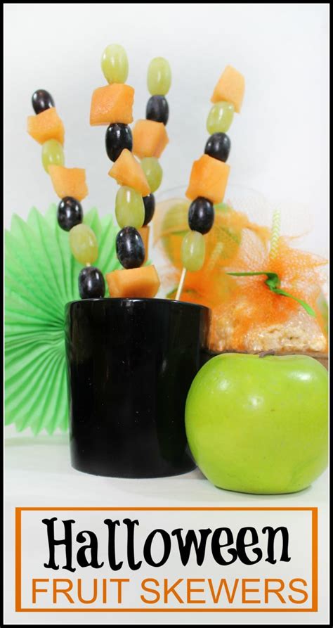 Fun Fruit Skewers for Halloween - Jenny at dapperhouse