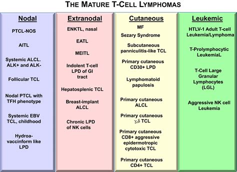 The rapidly changing landscape in mature T‐cell lymphoma (MTCL) biology ...