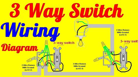 Wiring A 3 Way Switch Diagram For Dummies