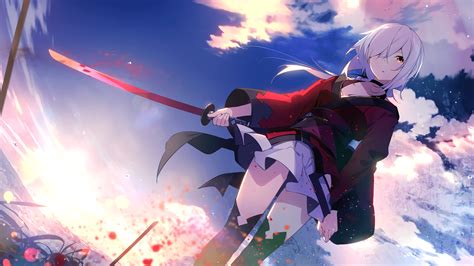 Anime Girl With Swords Wallpapers - Wallpaper Cave