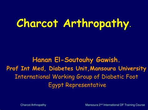 PPT - Charcot Arthropathy . PowerPoint Presentation - ID:3199325