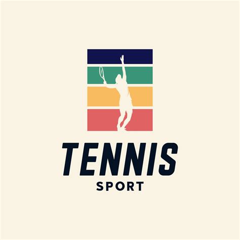 Vintage tennis club logo design vector illustration 11155856 Vector Art ...