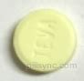 YELLOW ROUND Teva 832 - clonazepam tablet Pill Images