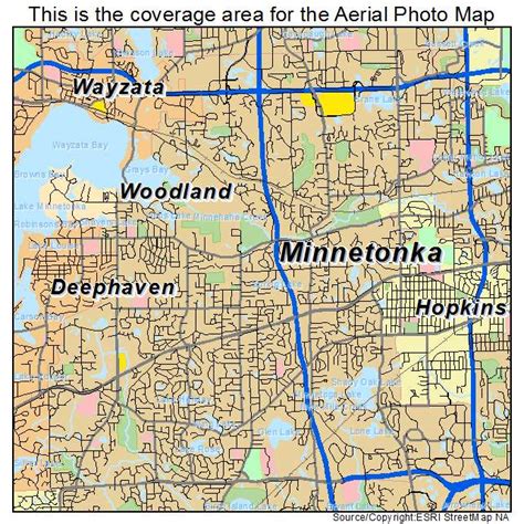 Aerial Photography Map of Minnetonka, MN Minnesota