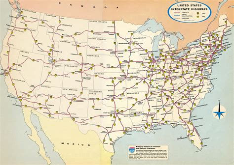 Map Of U.S Interstate System - A Map Of Italy