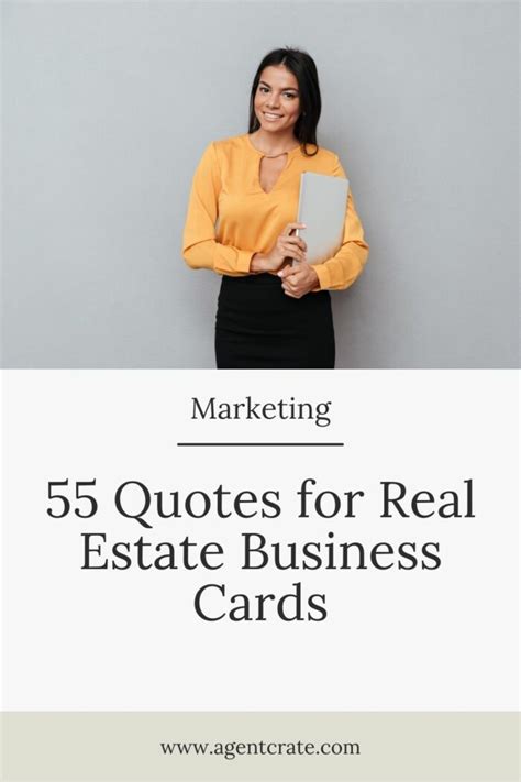 55 Best Real Estate Agent Quotes For Business Cards