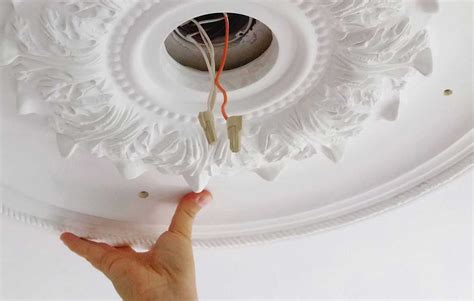 2 Piece Ceiling Medallion Installation | Shelly Lighting