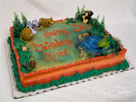 Photo of a zoo themed birthday cake - Patty's Cakes and Desserts