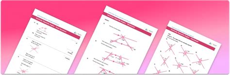 Vertically Opposite Angles Worksheet - GCSE Maths [FREE] - Third Space ...