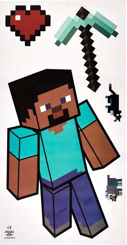 Minecraft Wall Decals (PP6586MCF) | bol.com