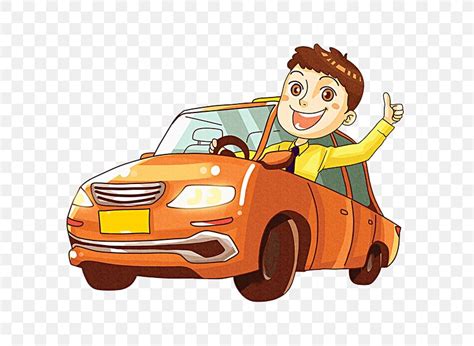 Driving Car Cartoon Images : Realistic Cartoon Character Versions By ...