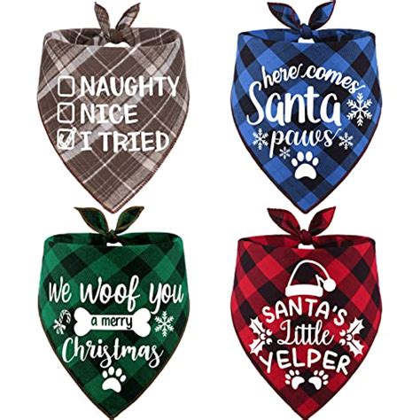 Christmas Dog Bandanas & Scarves