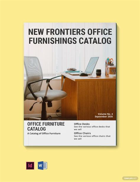 Office Furniture Catalog Template in InDesign, Word - Download ...