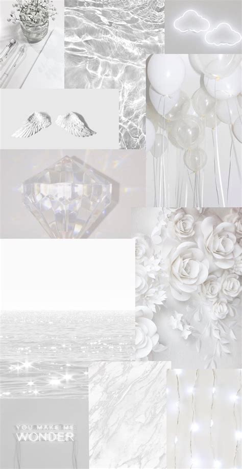 White Aesthetic Wallpaper - Etsy