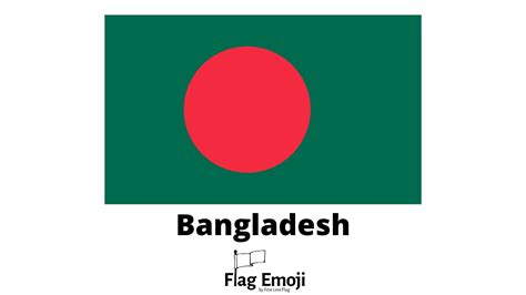 Bangladesh Flag Emoji We offer various expressions and variations of ...