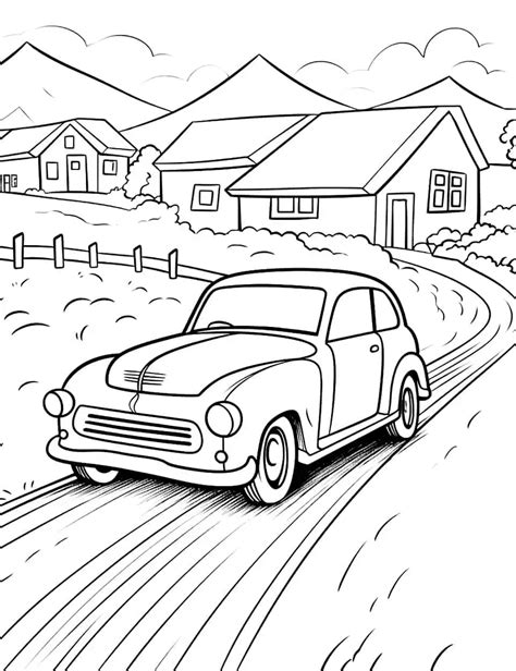 50 Car Coloring Pages: Free Cute Sheets