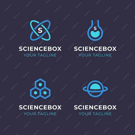 Premium Vector | Flat design science logo design