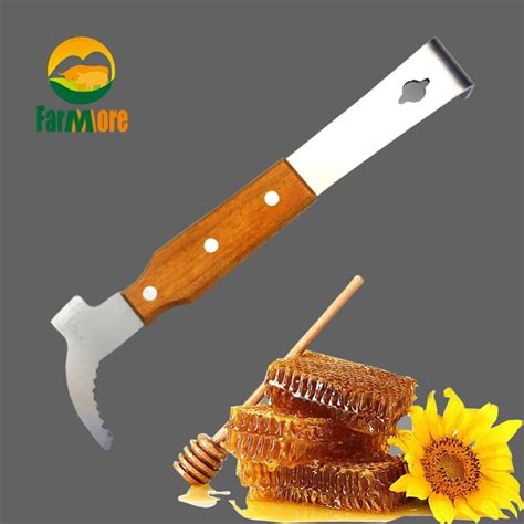 J Type Take honey Tools Multifunctional Bee Scraper Cut Honey Knife ...