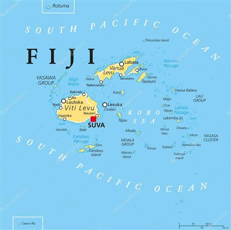 Ilhas Fiji Mapa | Mapa