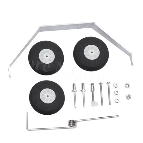 Aluminum Main Landing Gear Wheel Kit RC Airplane Cessna 182 Parts ...