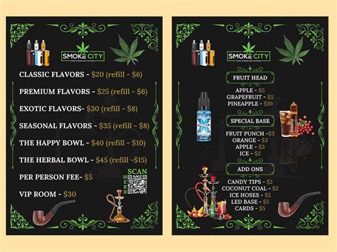 Entry #31 by raseluiti for Hookah lounge menu | Freelancer